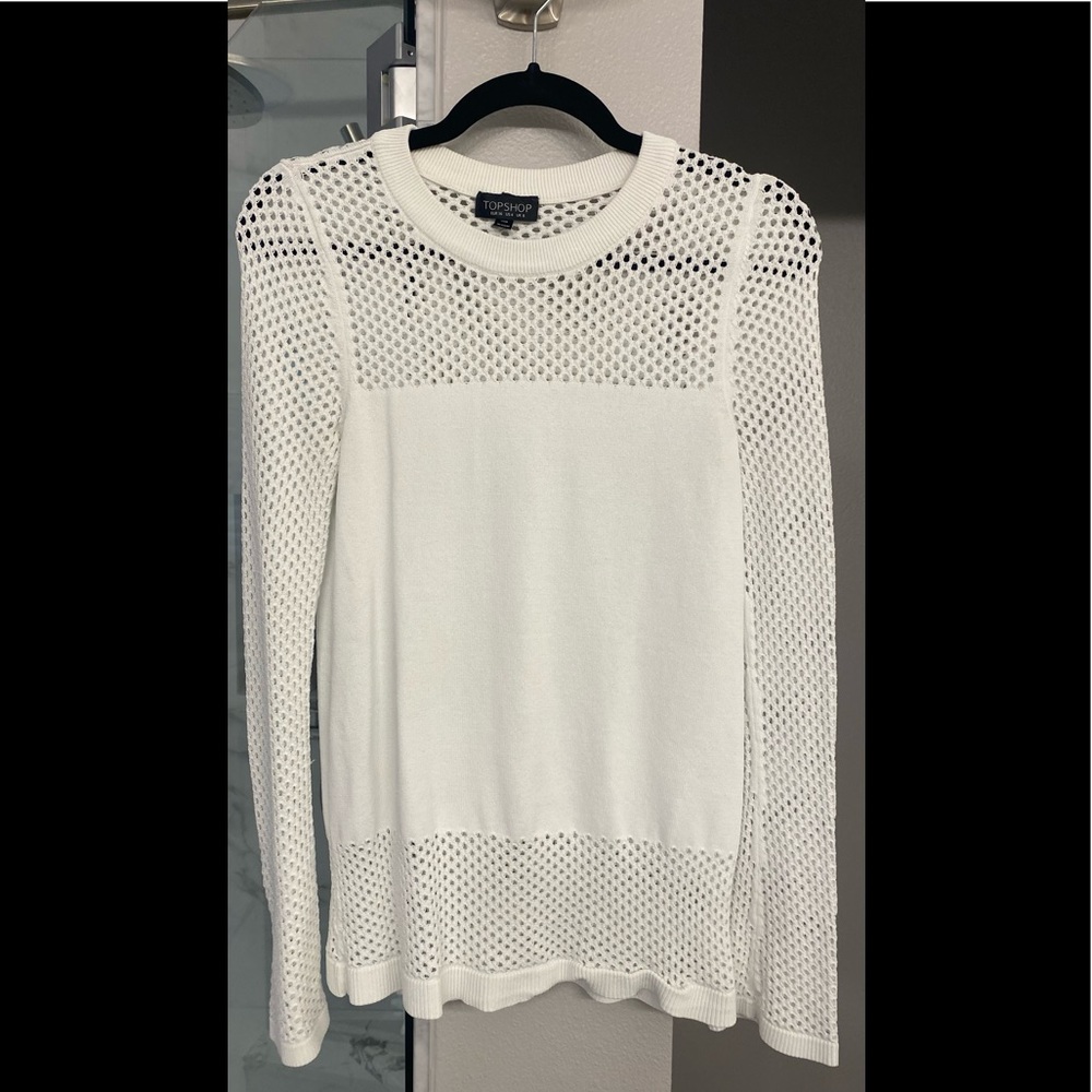 Fun white sweater